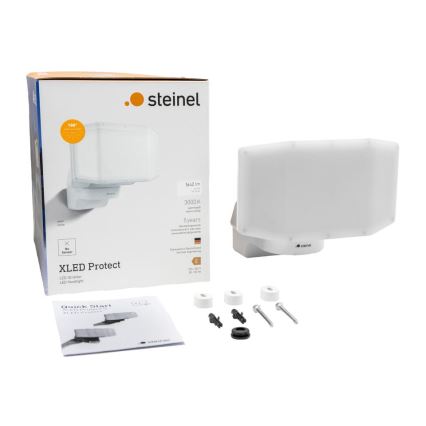 Steinel 090005 - Holofote LED XLED PROTECT LED/13,6W/230V 3000K IP54 branco