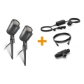Steinel 093907 - Conjunto básico LED RGBW 2x candeeiro de exterior LED/7,8W/24V IP65
