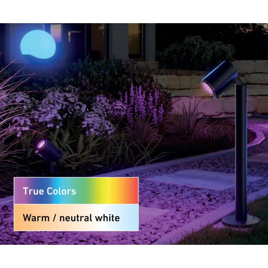 Steinel 093907 - Conjunto básico LED RGBW 2x candeeiro de exterior LED/7,8W/24V IP65