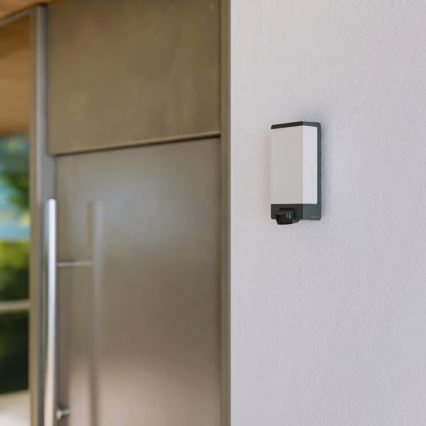 Steinel 094263 - Luminária para número da casa com sensor 1xE27/15W/230V L 14 S IP44