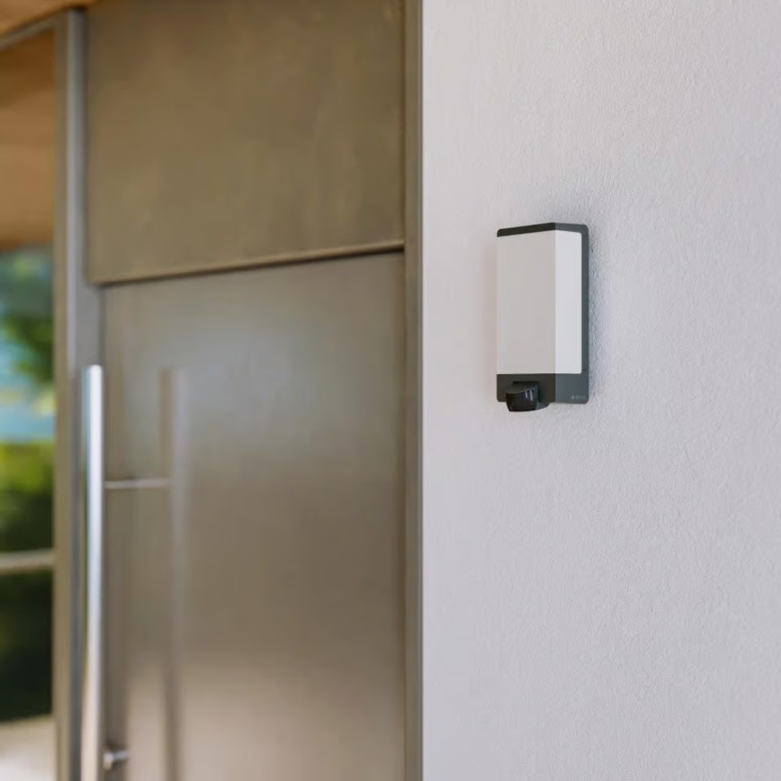 Steinel 094263 - Luminária para número da casa com sensor 1xE27/15W/230V L 14 S IP44