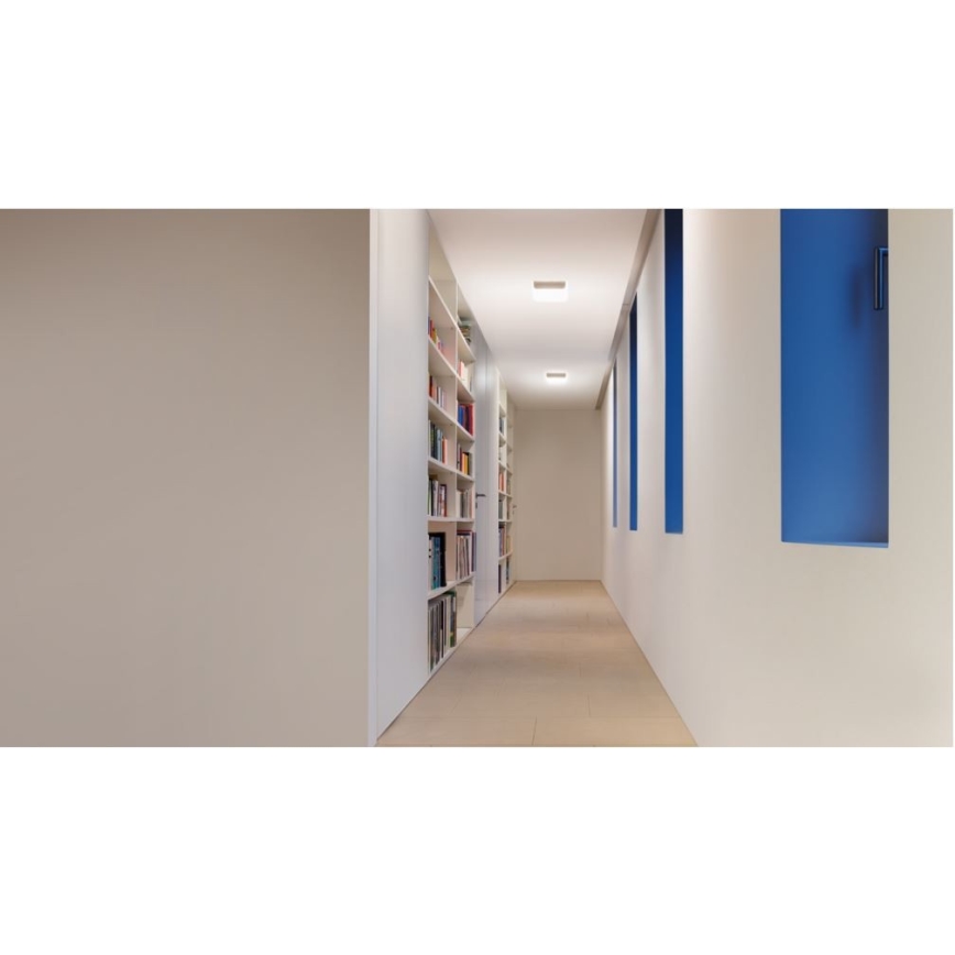 STEINEL 52508 - Iluminação de teto LED com sensor RS LED M2 LED/9,5W/230V cromado brilhante