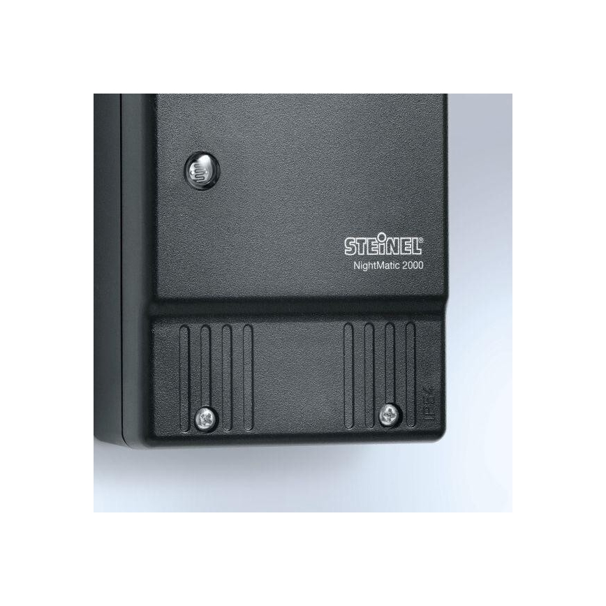 STEINEL 550318 - Interruptor crepuscular NightMatic 2000 preto IP54