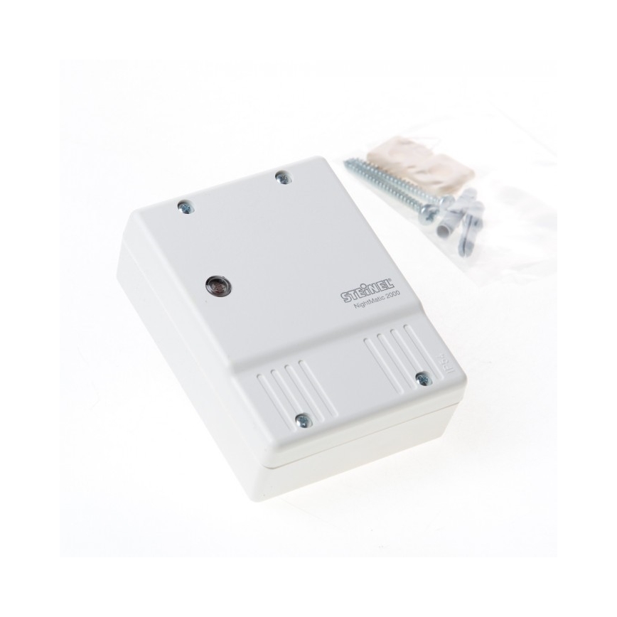STEINEL 550417 - Sensor noturno NightMatic 2000 branco IP54