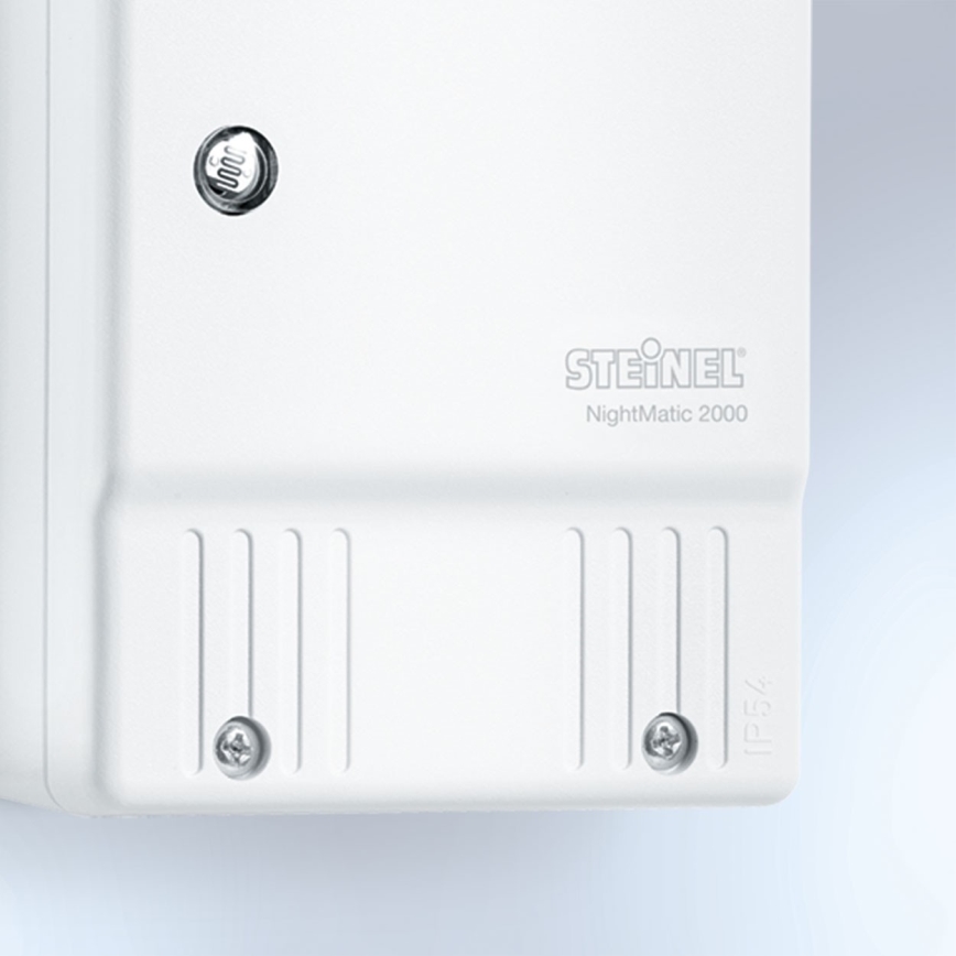 STEINEL 550417 - Sensor noturno NightMatic 2000 branco IP54