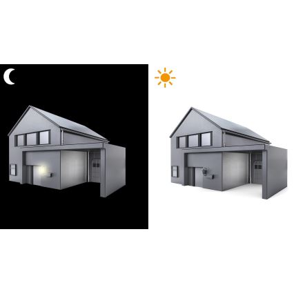 STEINEL 550417 - Sensor noturno NightMatic 2000 branco IP54