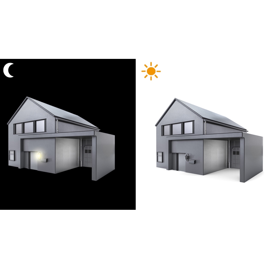 STEINEL 550417 - Sensor noturno NightMatic 2000 branco IP54