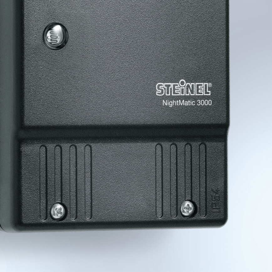 STEINEL 550516 - Sensor noturno NightMatic 3000 Vario preto IP54