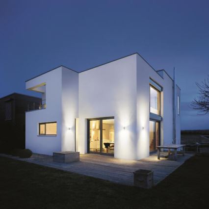 Steinel 576202- Iluminação de parede exterior LED com sensor L 910 LED/9,8W/230V IP44