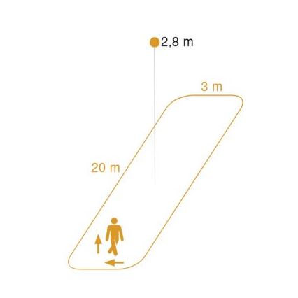 Steinel 590703 - Detetor de presença Dual HF COM1 branco