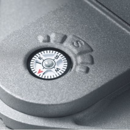 STEINEL 671013 - Solar LED-holofote XSolar L-S 1,2W/LED prateado IP44 2500 mAh