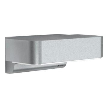 STEINEL 87555 - Luminária de parede exterior LED com sensor L 800 SC LED/7,5W/230V IP44 prata