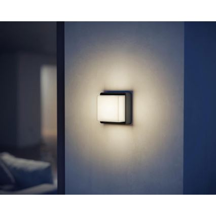 Steinel - Iluminação de parede LED com regulação L 845 C LED/9W/230V 3000K IP44 antracite
