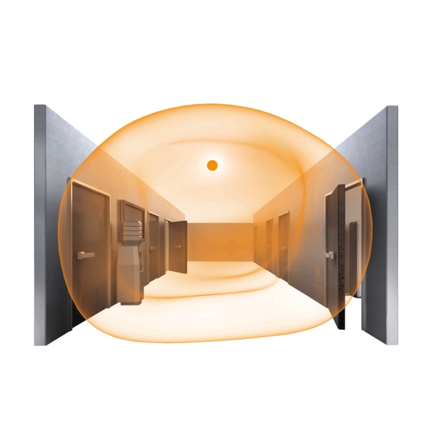 Steinel 067786 - Iluminação de teto LED com regulação com sensor RS PRO R30 Q plus SC 23,9W/230V 3000K IP40