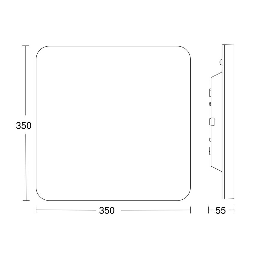 Steinel 067786 - Iluminação de teto LED com regulação com sensor RS PRO R30 Q plus SC 23,9W/230V 3000K IP40