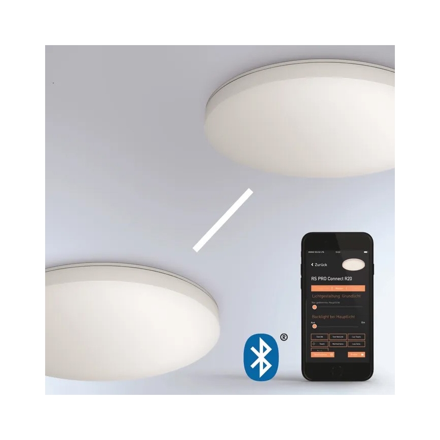 Steinel 067724 - Iluminação de teto LED com regulação e sensor RS PRO R20 PLUS 15,86W/230V IP40 4000K