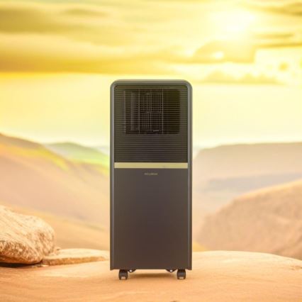Stylies - Ar condicionado portátil POLARIX 1000W/230V 9000 BTU preto + comando remoto