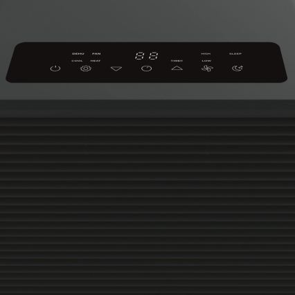 Stylies - Ar condicionado portátil POLARIX 1000W/230V 9000 BTU preto + comando remoto
