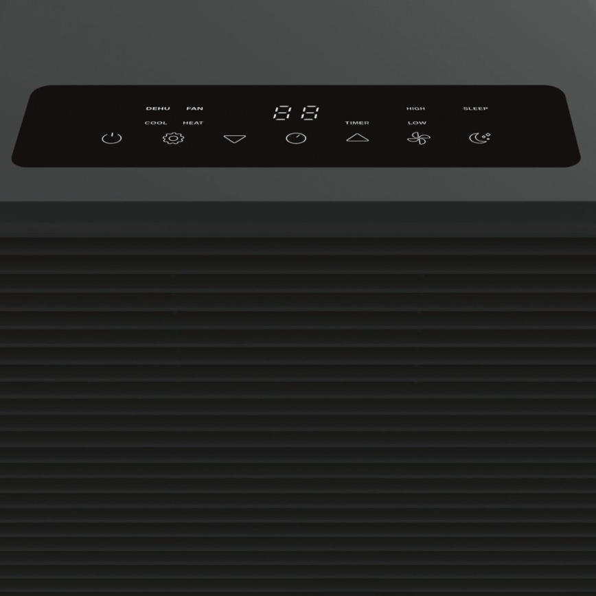 Stylies - Ar condicionado portátil POLARIX 1000W/230V 9000 BTU preto + comando remoto