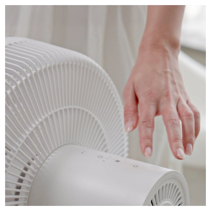 Stylies - Ventilador de pé ANTILA 25W/230V 88 cm branco + comando remoto