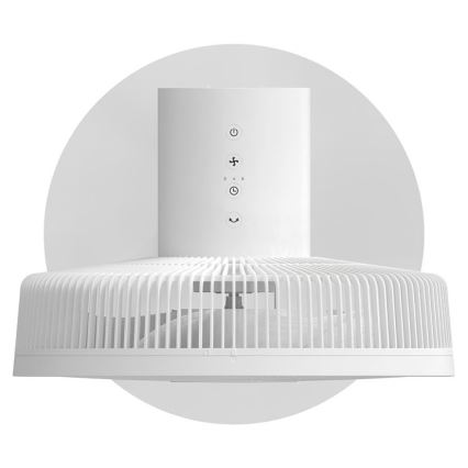 Stylies - Ventilador de pé ANTILA 25W/230V 88 cm branco + comando remoto
