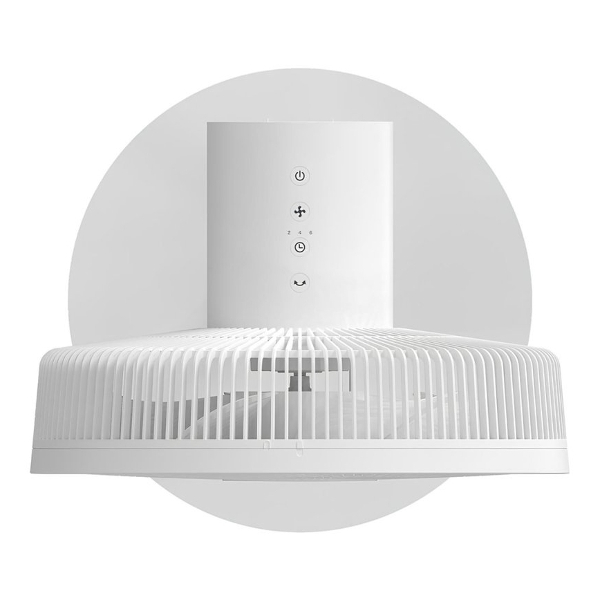 Stylies - Ventilador de pé ANTILA 25W/230V diâmetro 40 cm branco + controlo remoto