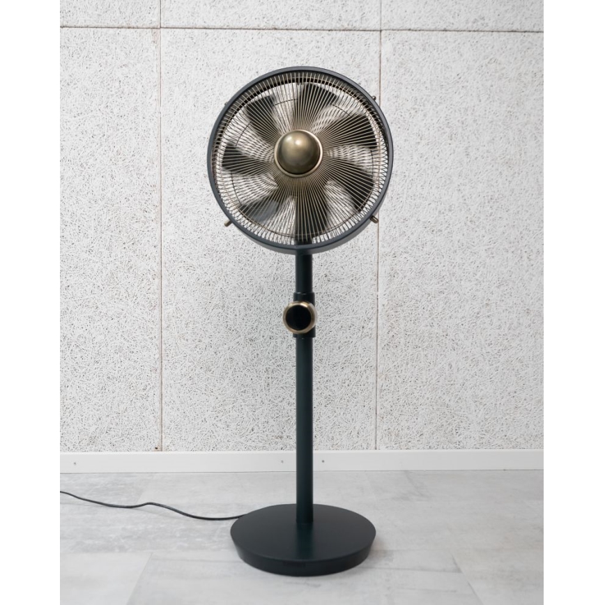 Stylies - Ventilador de pé URANUS 35W/230V, Ø 35 cm, preto