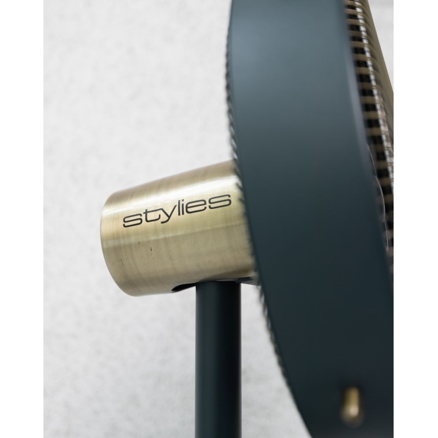 Stylies - Ventilador de pé URANUS 35W/230V, Ø 35 cm, preto