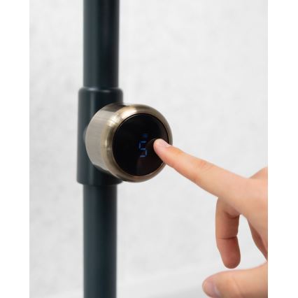Stylies - Ventilador de pé URANUS 35W/230V, Ø 35 cm, preto