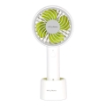 Stylies - Ventoinha portátil recarregável LACERTA 4W/5V 2500 mAh branca