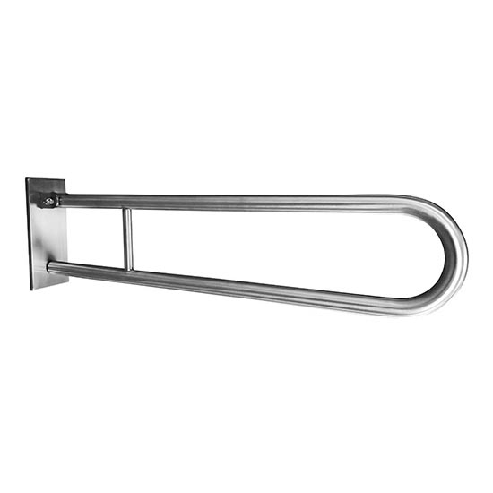 Suporte 10,3x25,3 cm aço inoxidável/prateado