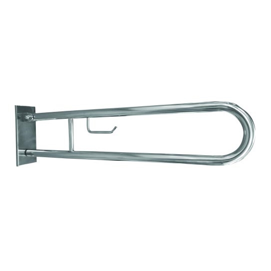 Suporte 10x25 cm aço inoxidável/prateado