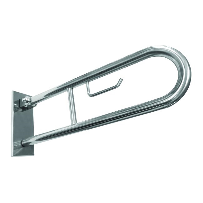 Suporte 10x25 cm aço inoxidável/prateado