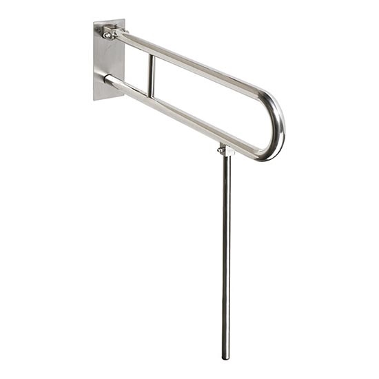 Suporte 10x25 cm aço inoxidável/prateado