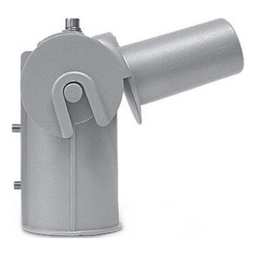 Suporte ajustável para luminária de rua IP44 Ø 53-60 mm, cinzento