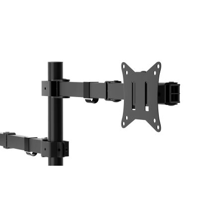 Suporte ajustável para monitor e portátil LEVANO preto