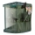 Suporte de canto para ferramentas de jardim 43x43x59 cm verde