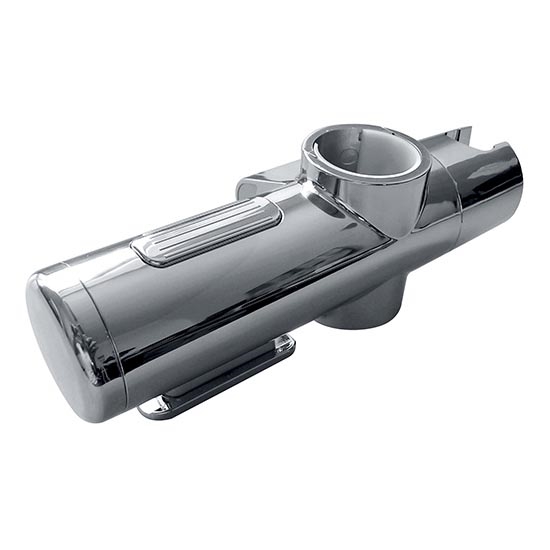 Suporte de duche 18,2x6 cm prateado