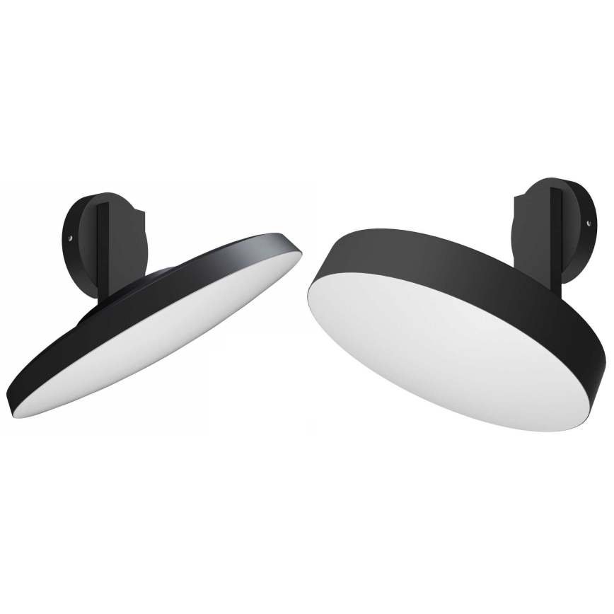 Suporte de montagem ajustável de parede VARIO preto