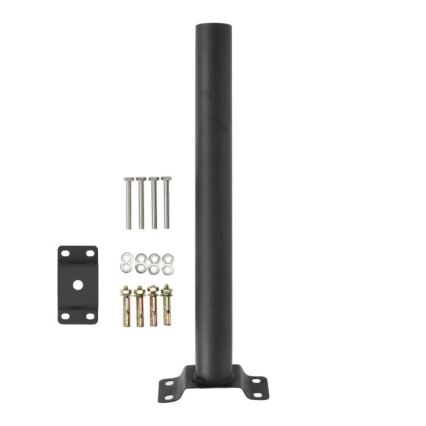 Suporte de montagem para iluminação exterior BASE, diâmetro 48 mm, preto
