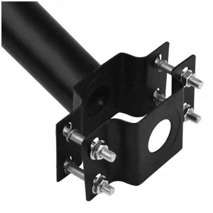 Suporte de montagem para iluminação exterior BASE, diâmetro 48 mm, preto