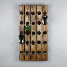 Suporte de parede para vinho ICKI 85x45 cm abeto