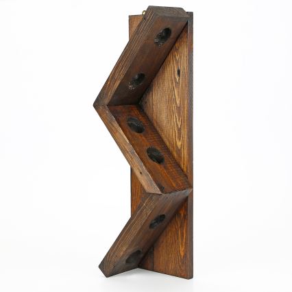Suporte de parede para vinhos ICKI 33x60 cm abeto
