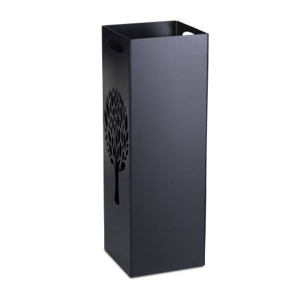 Suporte metálico para guarda-chuvas INDUSTRIAL 60x21 cm preto