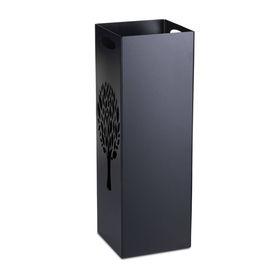 Suporte metálico para guarda-chuvas INDUSTRIAL 60x21 cm preto