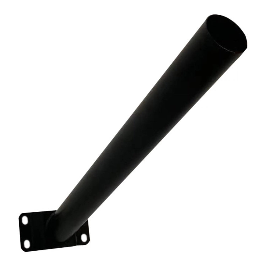 Suporte para candeeiro de rua com um conjunto de montagem STREET preto