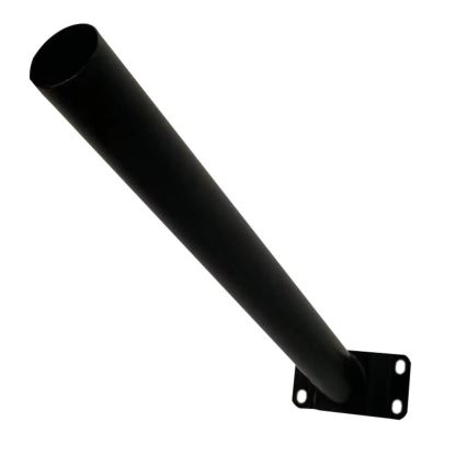 Suporte para candeeiro de rua com um conjunto de montagem STREET preto
