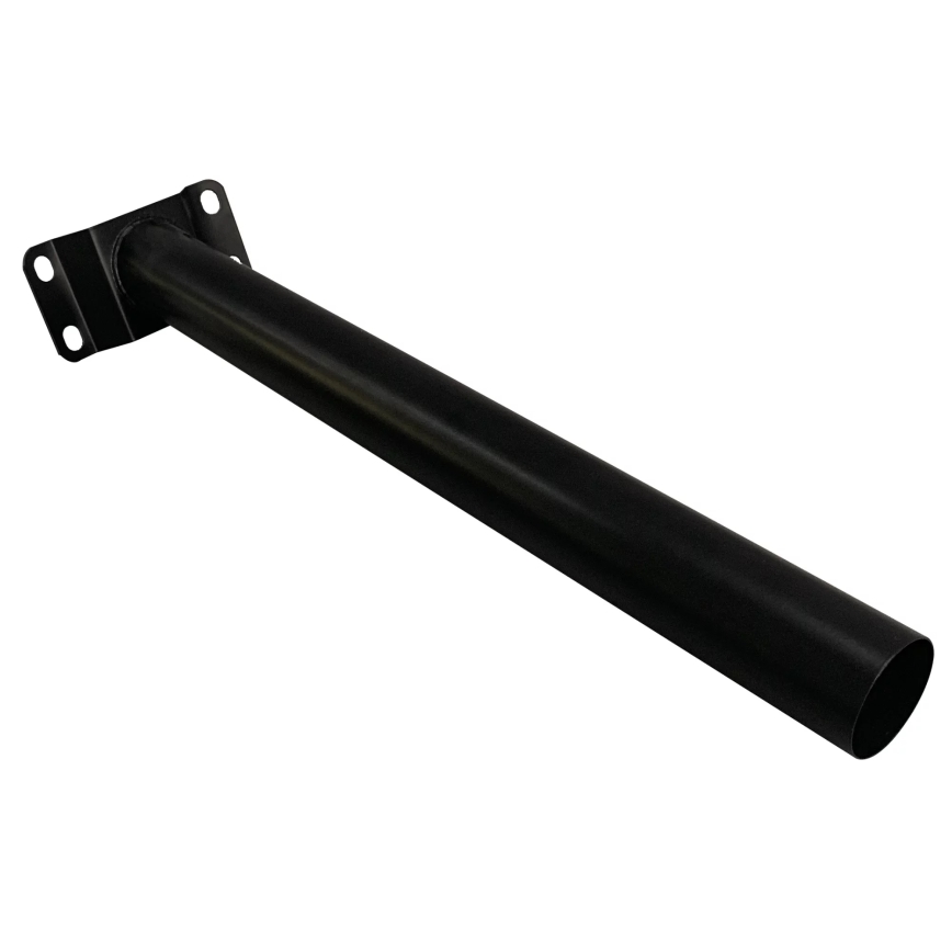 Suporte para candeeiro de rua com um conjunto de montagem STREET preto