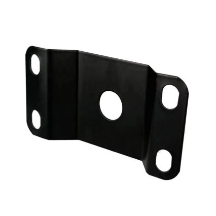 Suporte para candeeiro de rua com um conjunto de montagem STREET preto