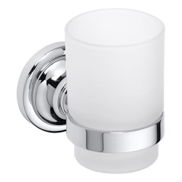 Suporte para escovas de dentes 7x9,5 cm prateado